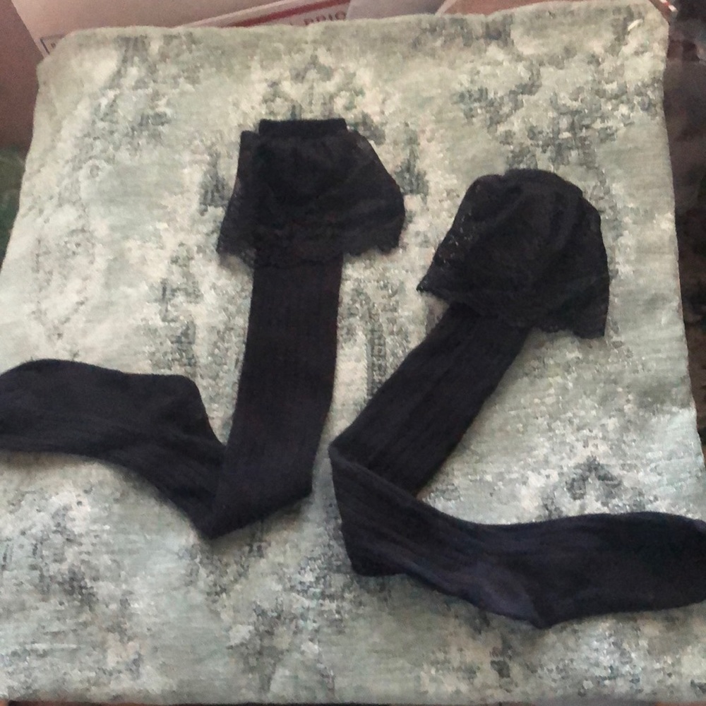 New knee high lace socks